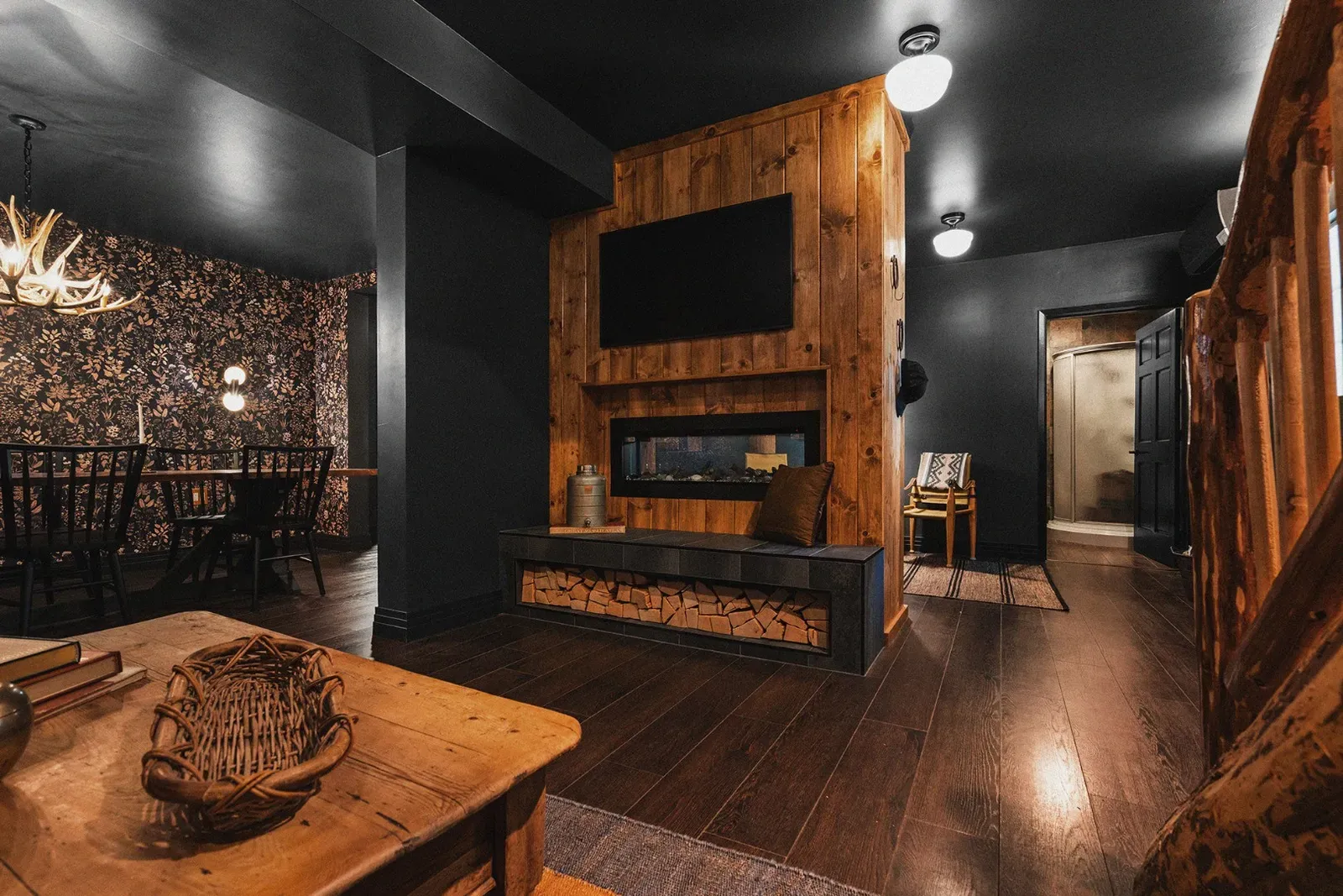 Cozy up in front of the fire in Ursus.