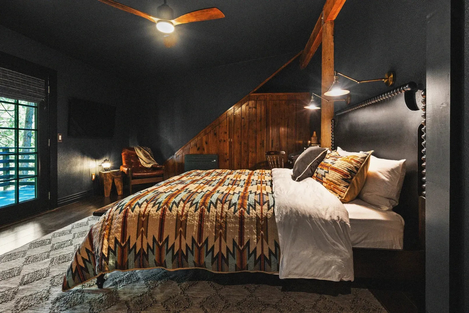 Upstairs, the large King master bedroom is a sanctuary to relax and unwind.