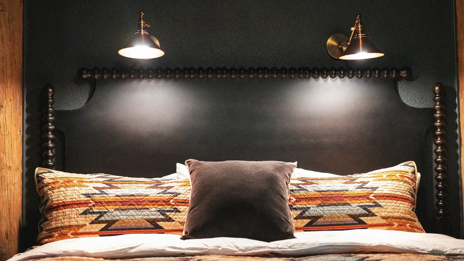 Sink into plush linens for a peaceful night's sleep.