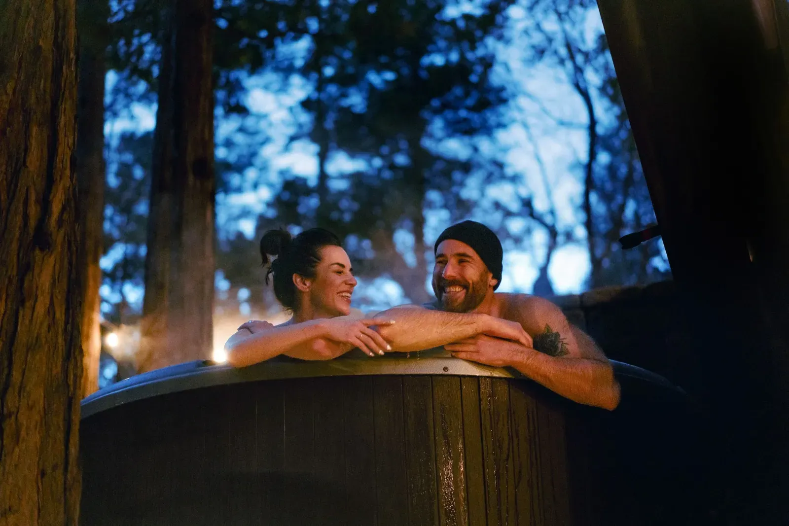 Your private hot tub is perfect for stargazing and deep conversations.