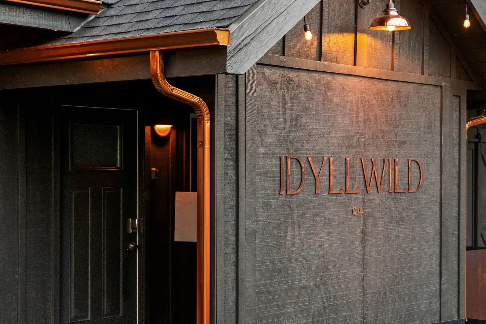 A local metal-worker handcrafted our signage throughout the property.