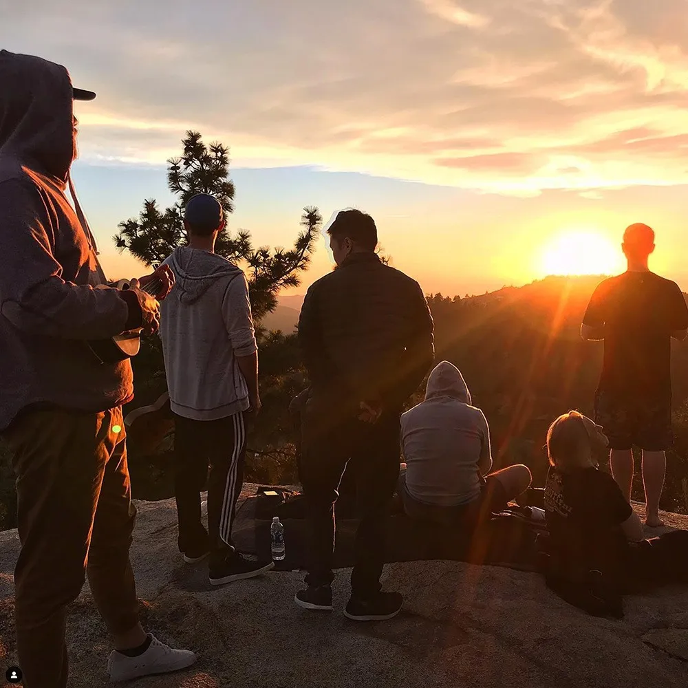 Friends Enjoying an Idyllwild Sunset